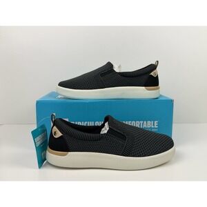 REEF Women's Neptune Elyse Sneaker Size 8 Black CJ7584